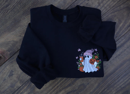Boujee Ghost Embroidered Sweatshirt