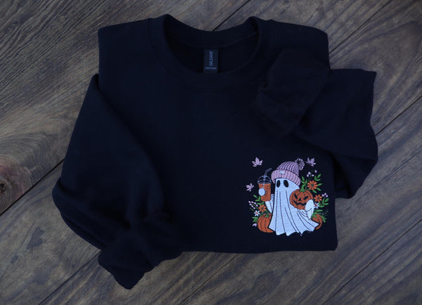 Boujee Ghost Embroidered Sweatshirt