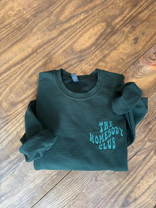 The Homebody Club Embroidered Sweatshirt