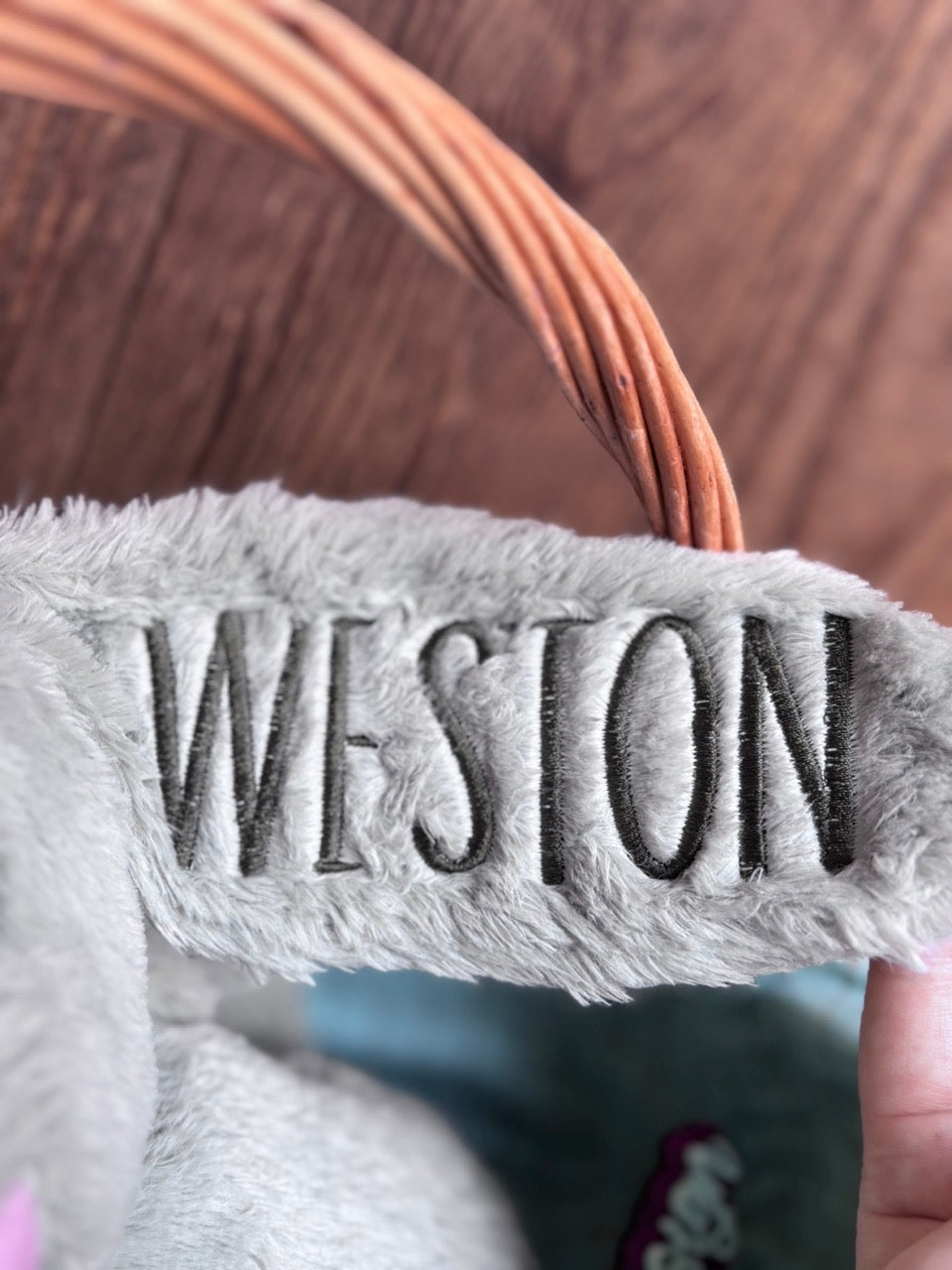 Embroidered Easter Bunny