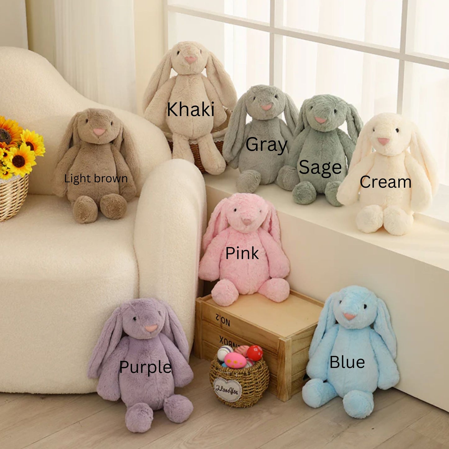 Embroidered Easter Bunny