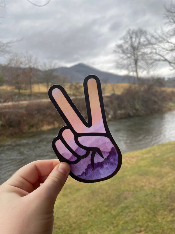 Peace Mountain Sticker